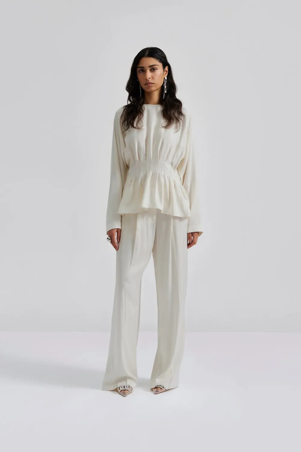 Malina Carlotta satin pants