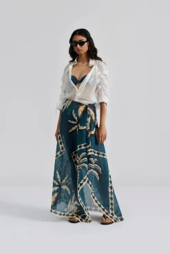 Malina Mönstrad strandsarong