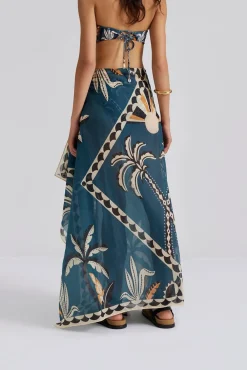 Malina Mönstrad strandsarong