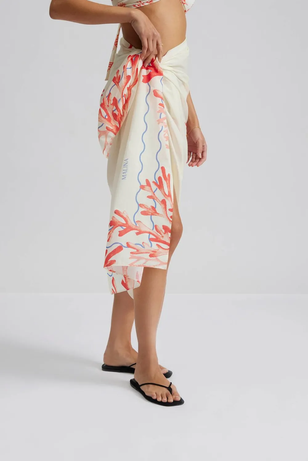 Malina Mönstrad strandsarong