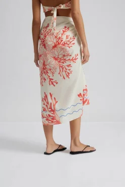 Malina Mönstrad strandsarong